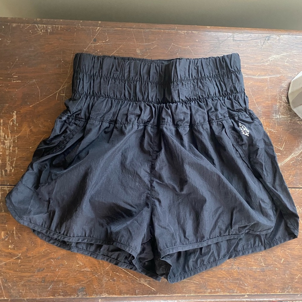 Free People Movement Black Shorts